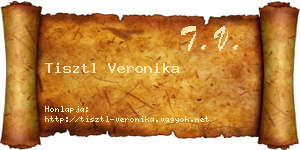 Tisztl Veronika névjegykártya
